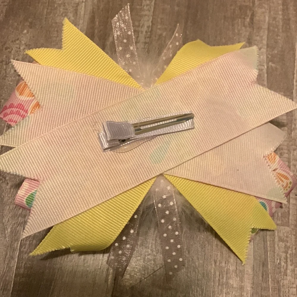 Lot of 3 Spring/Easter‎ hair bows